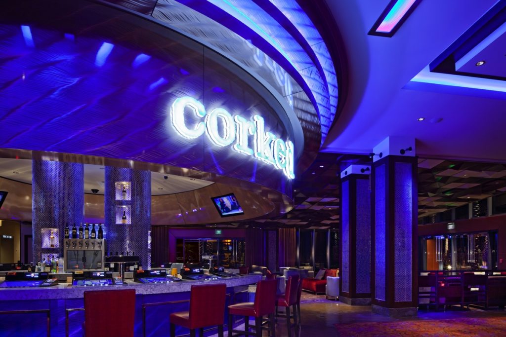 Corked Bar at Harrah's Rincon Casino The Corked Bar at Harrah's Rincon Casino in California